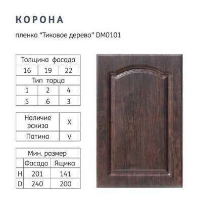 Фасады МДФ ПВХ Корона Фасады МДФ ПВХ Корона